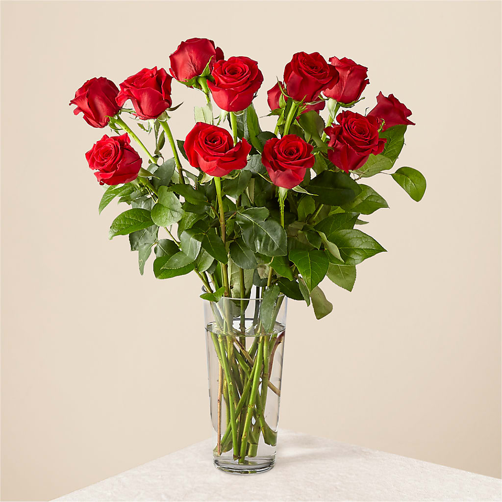 Long Stem Red Rose Bouquet – Oceanside Florist, Oceanside NY