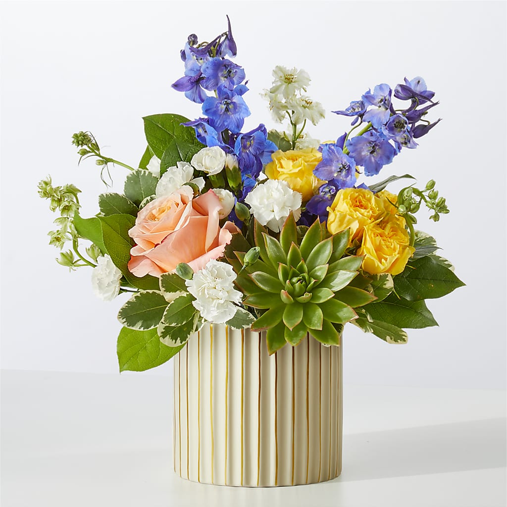 Cobalt Reverie Bouquet – Oceanside Florist, Oceanside NY