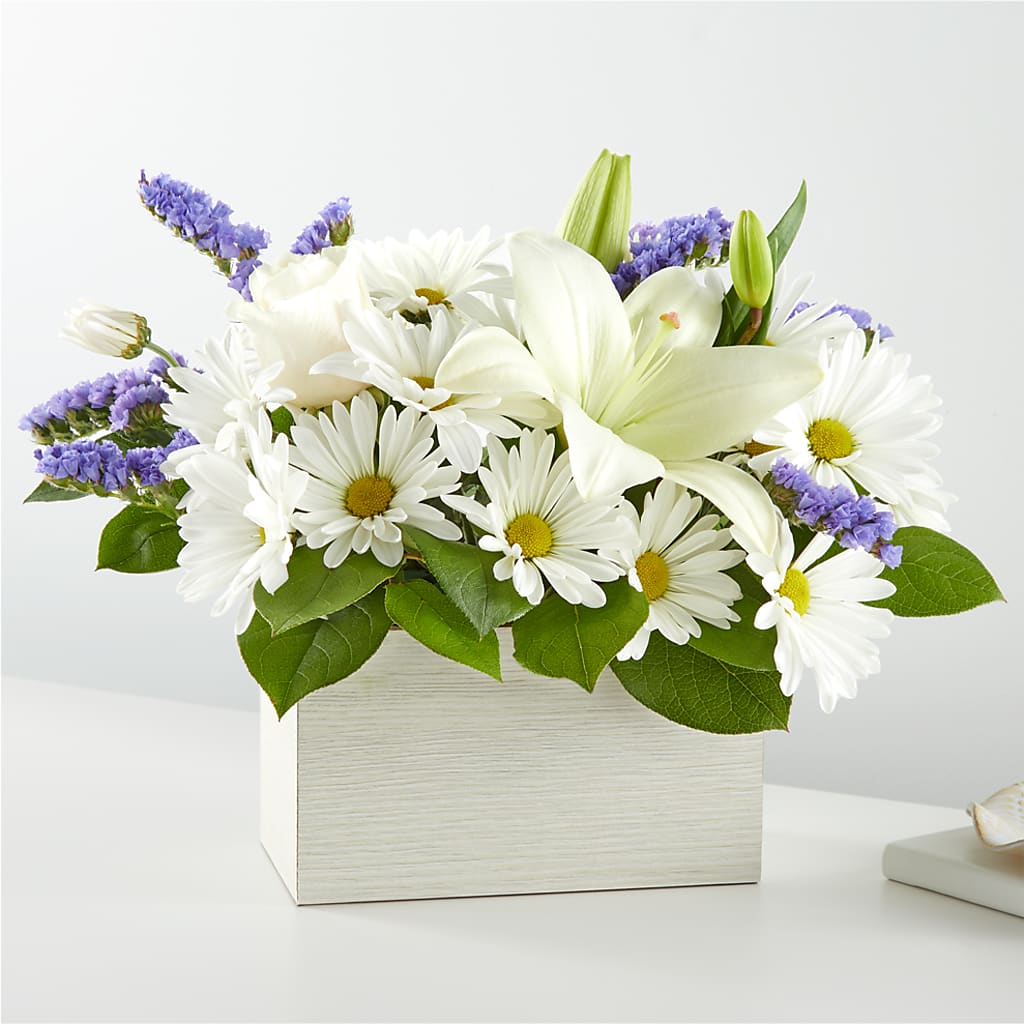 Beyond Blue Box Bouquet – Oceanside Florist, Oceanside NY