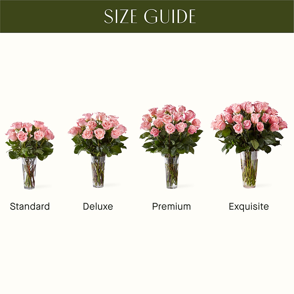 Long Stem Pink Rose Bouquet – Oceanside Florist, Oceanside NY