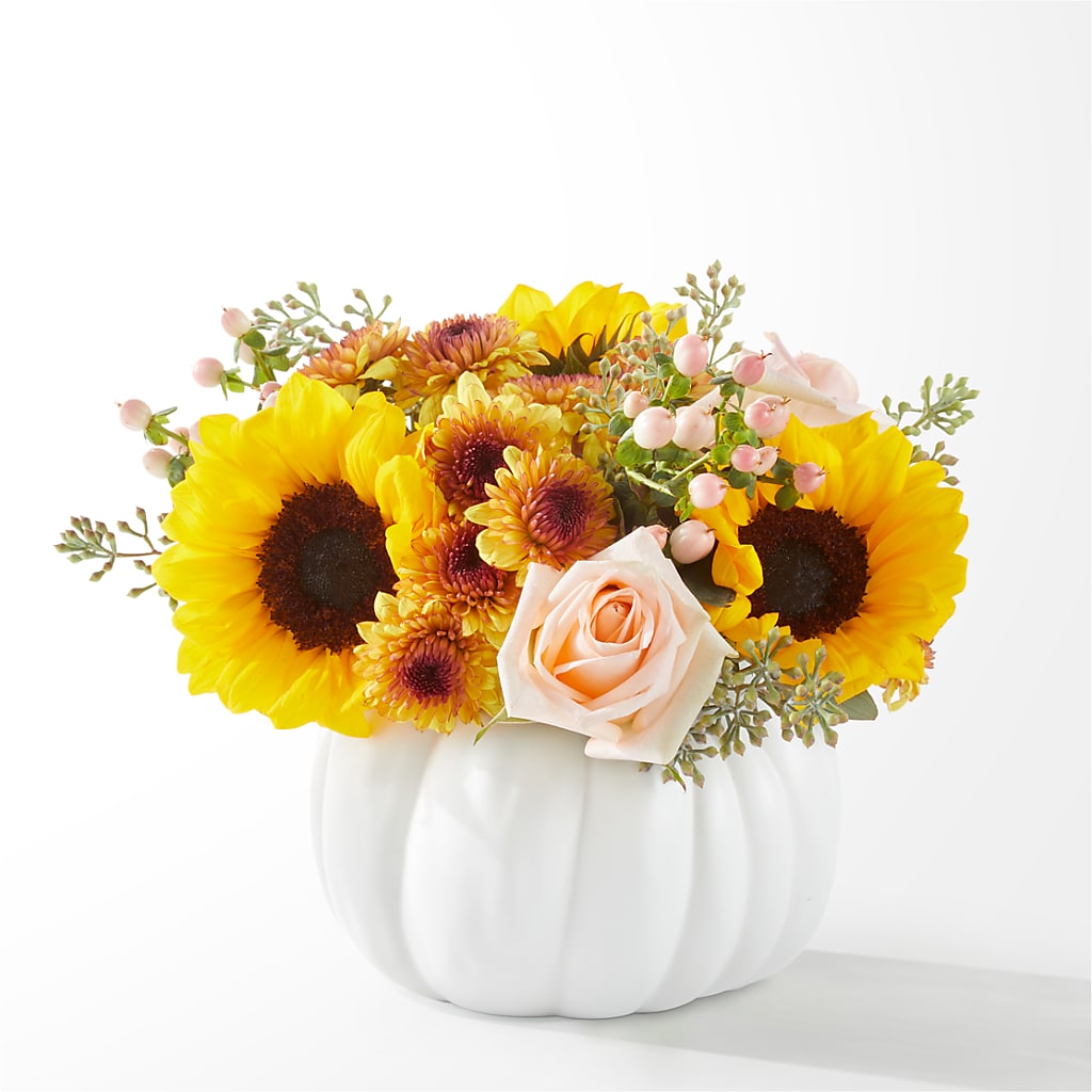 Pumpkin to Talk About Bouquet – Oceanside Florist, Oceanside NY