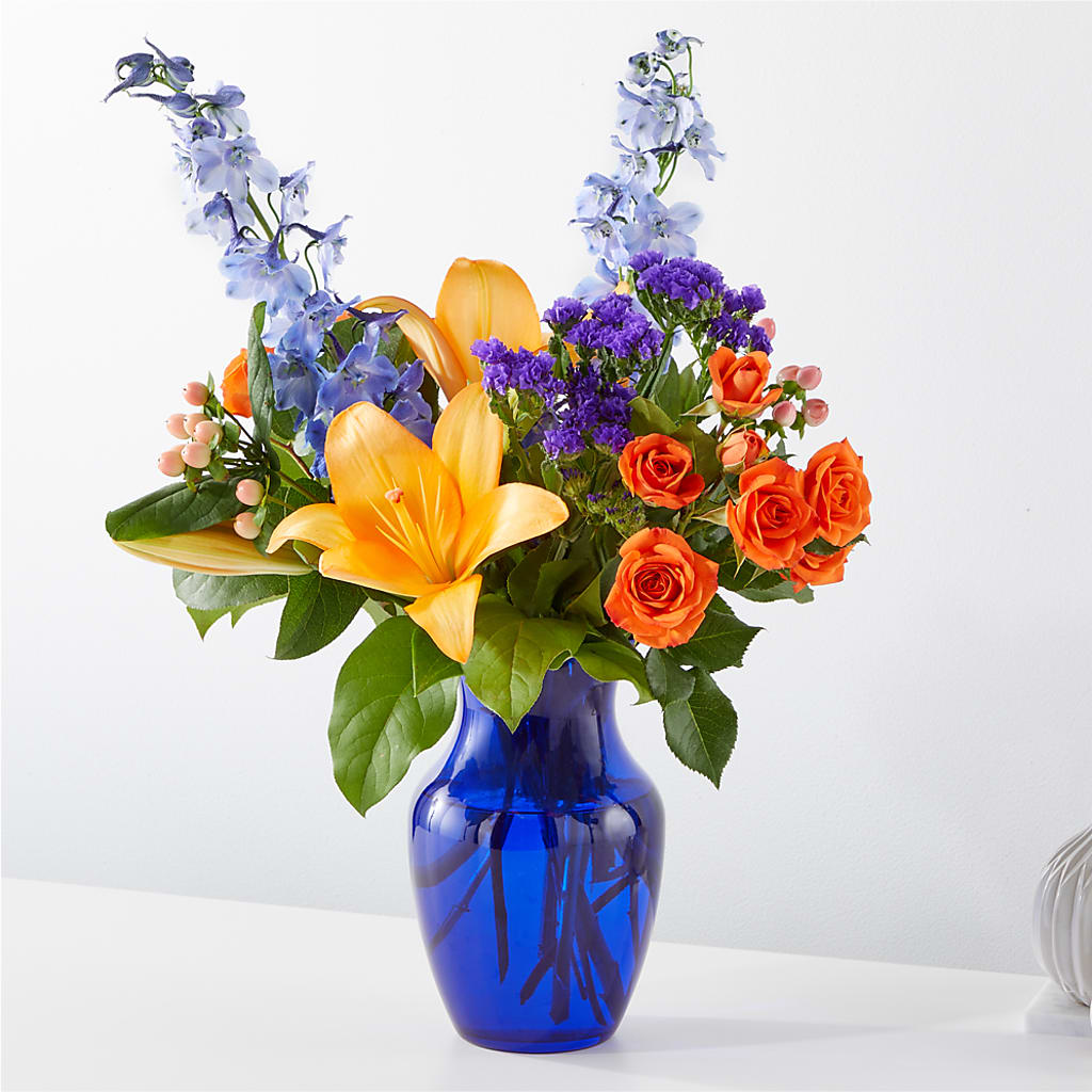 Radiant Citrus Bouquet – Oceanside Florist, Oceanside NY