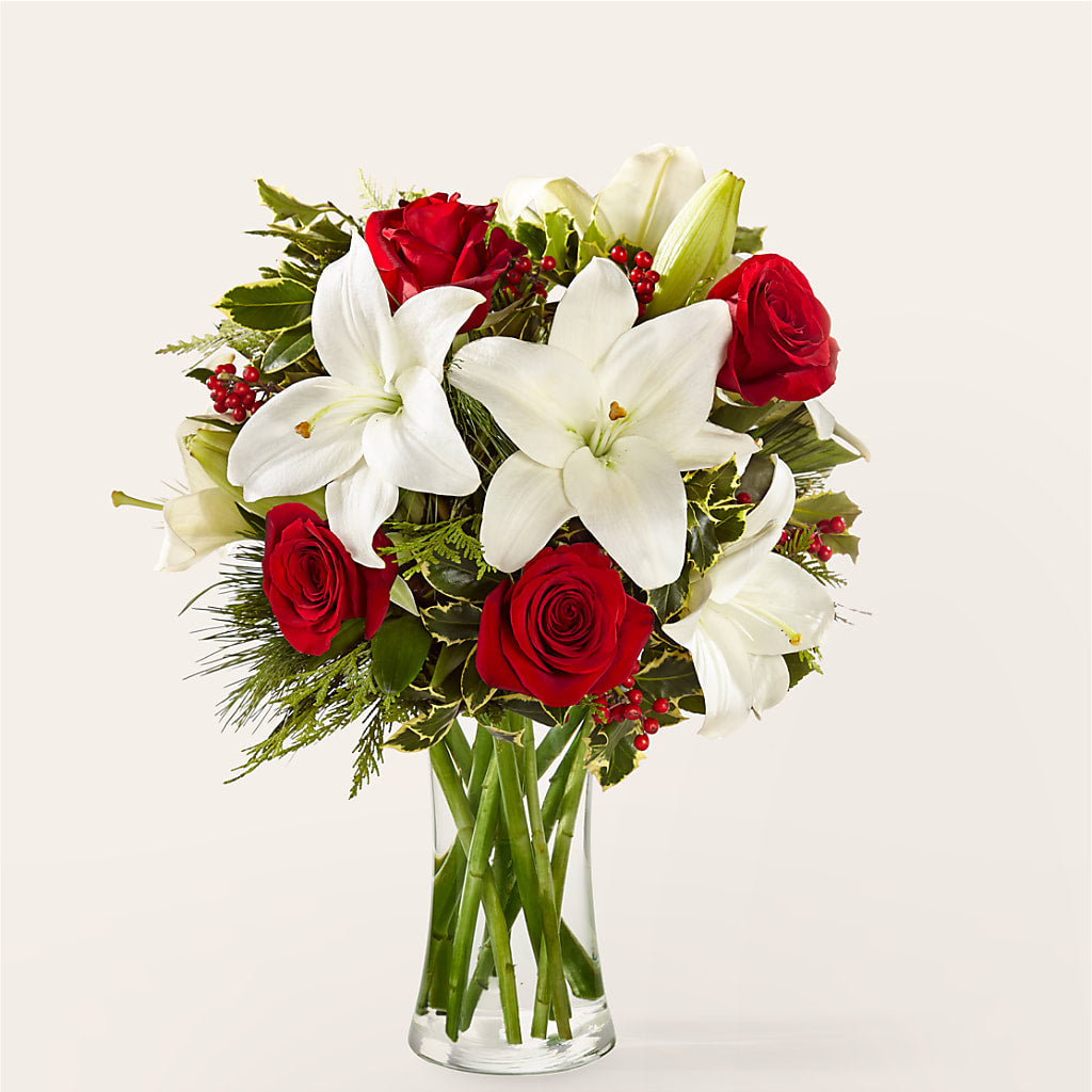 Sparkling Snowflakes Bouquet – Oceanside Florist, Oceanside NY