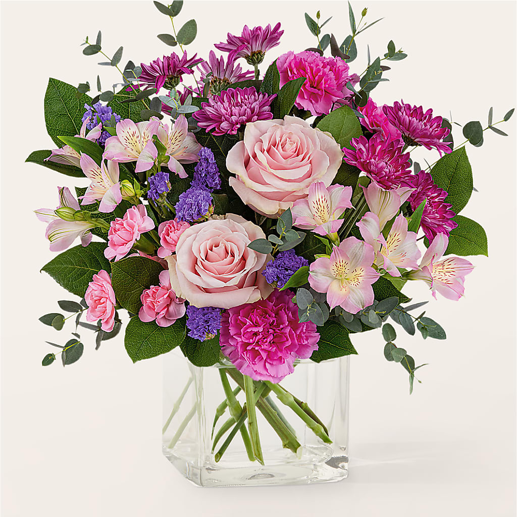 Rosy Radiance Bouquet – Oceanside Florist, Oceanside NY