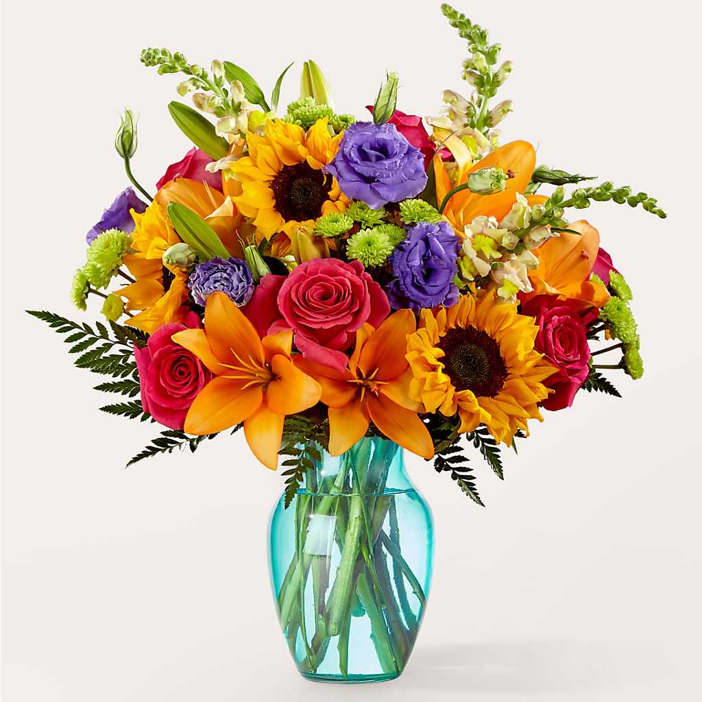 Double Rainbow Bouquet – Oceanside Florist, Oceanside NY
