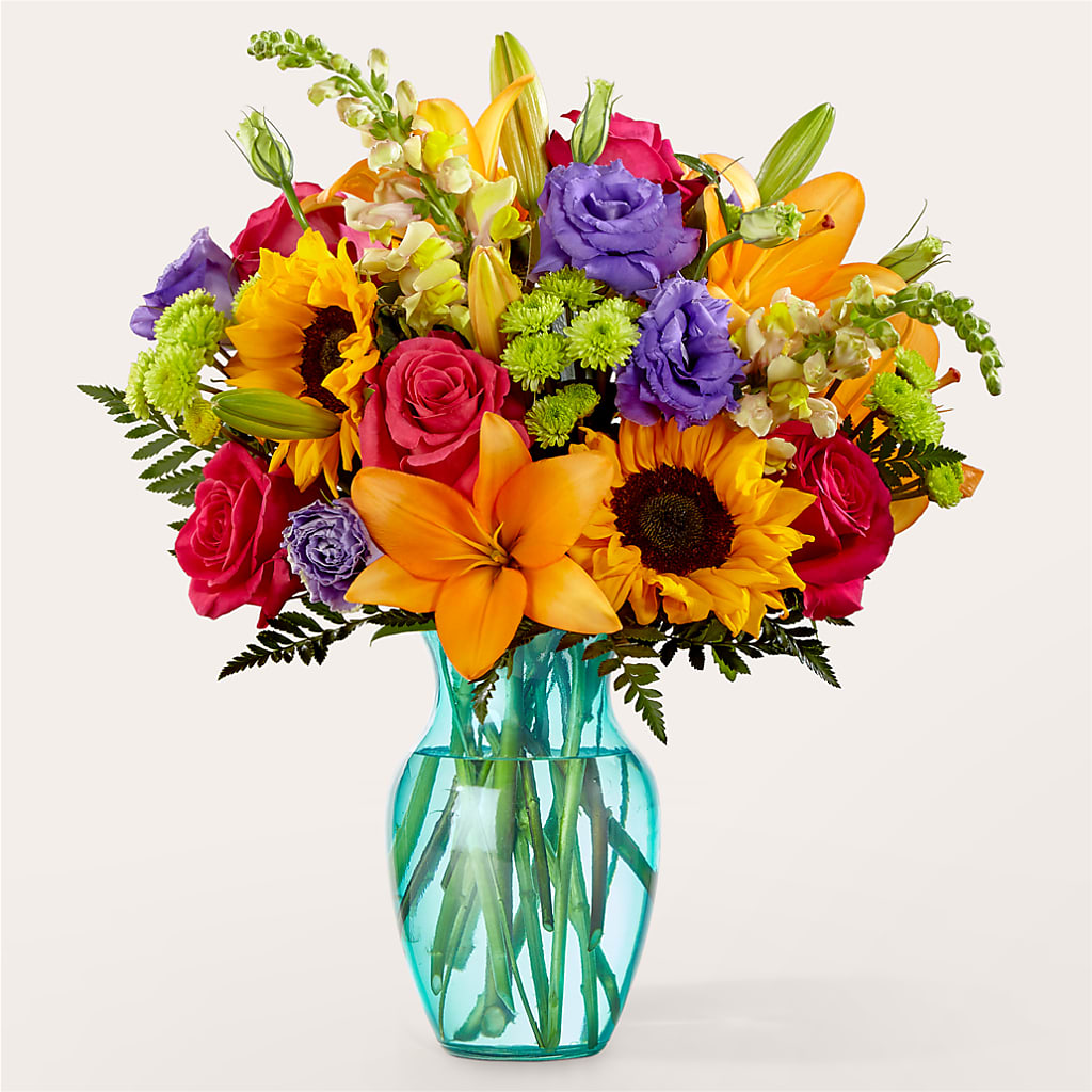 Double Rainbow Bouquet – Oceanside Florist, Oceanside NY