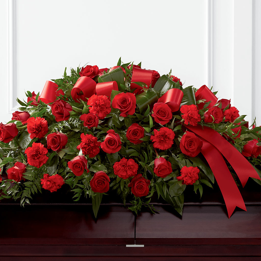 Tribute of Life Casket Spray – Oceanside Florist, Oceanside NY