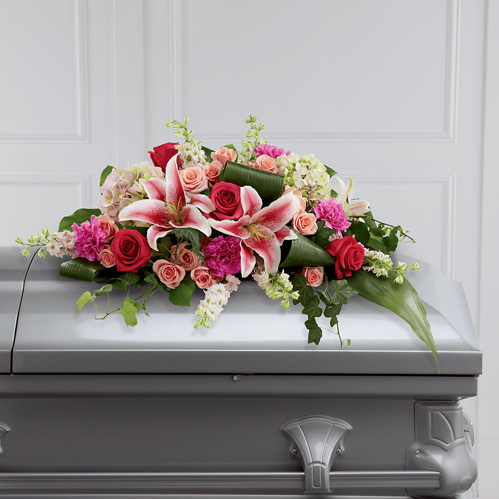 Splendid Grace Casket Spray – Oceanside Florist, Oceanside NY