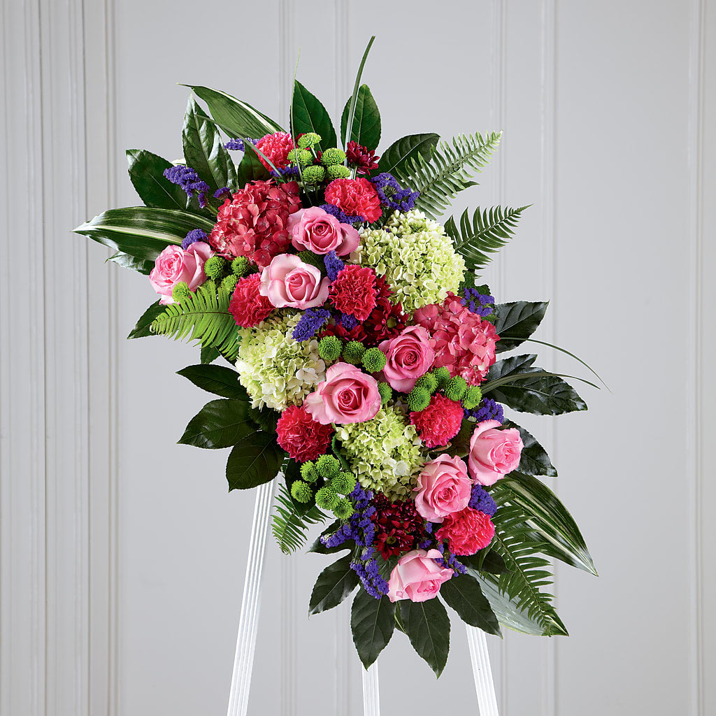Refreshing Mix Standing Spray – Oceanside Florist, Oceanside NY