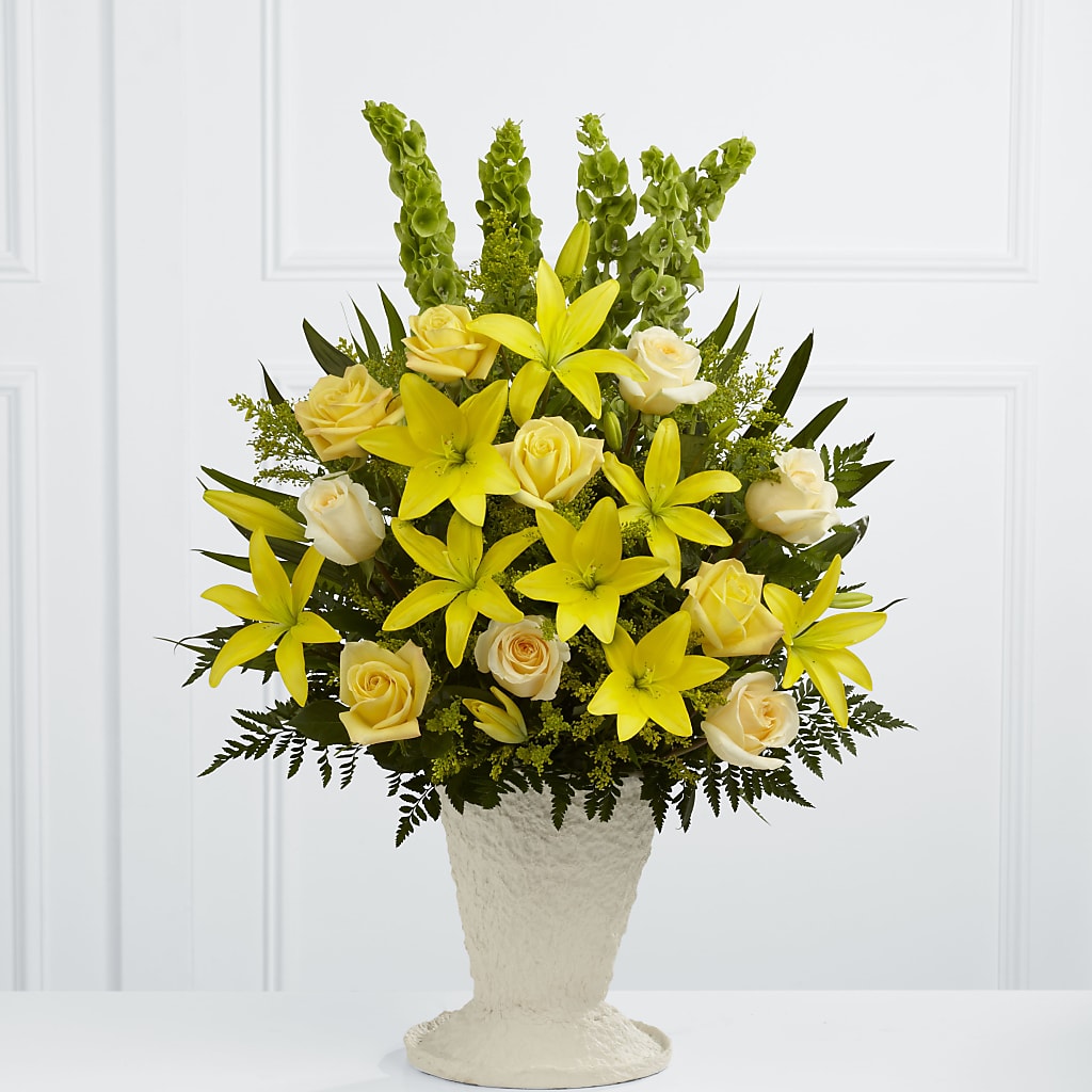 Golden Memories Arrangement – Oceanside Florist, Oceanside NY
