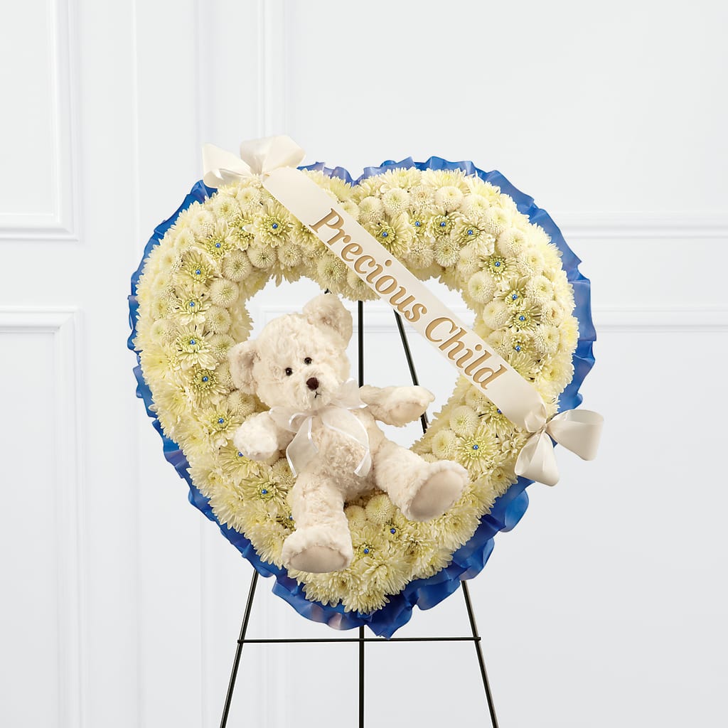 Precious Child Standing Heart – Oceanside Florist, Oceanside NY