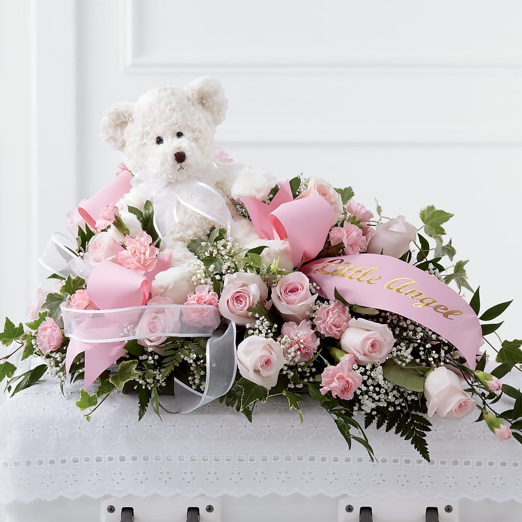 Touch of Sympathy Casket Spray – Oceanside Florist, Oceanside NY