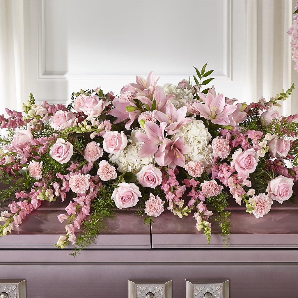 Life & Remembrance Casket Spray – Oceanside Florist, Oceanside NY