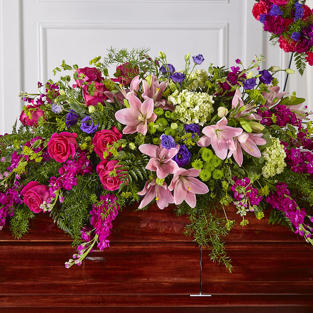 Radiant Tribute Casket Spray – Oceanside Florist, Oceanside NY