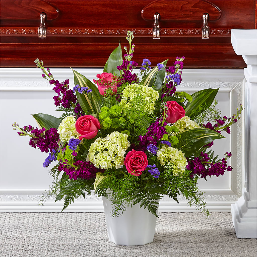 Beautiful Horizons Floor Basket – Oceanside Florist, Oceanside NY