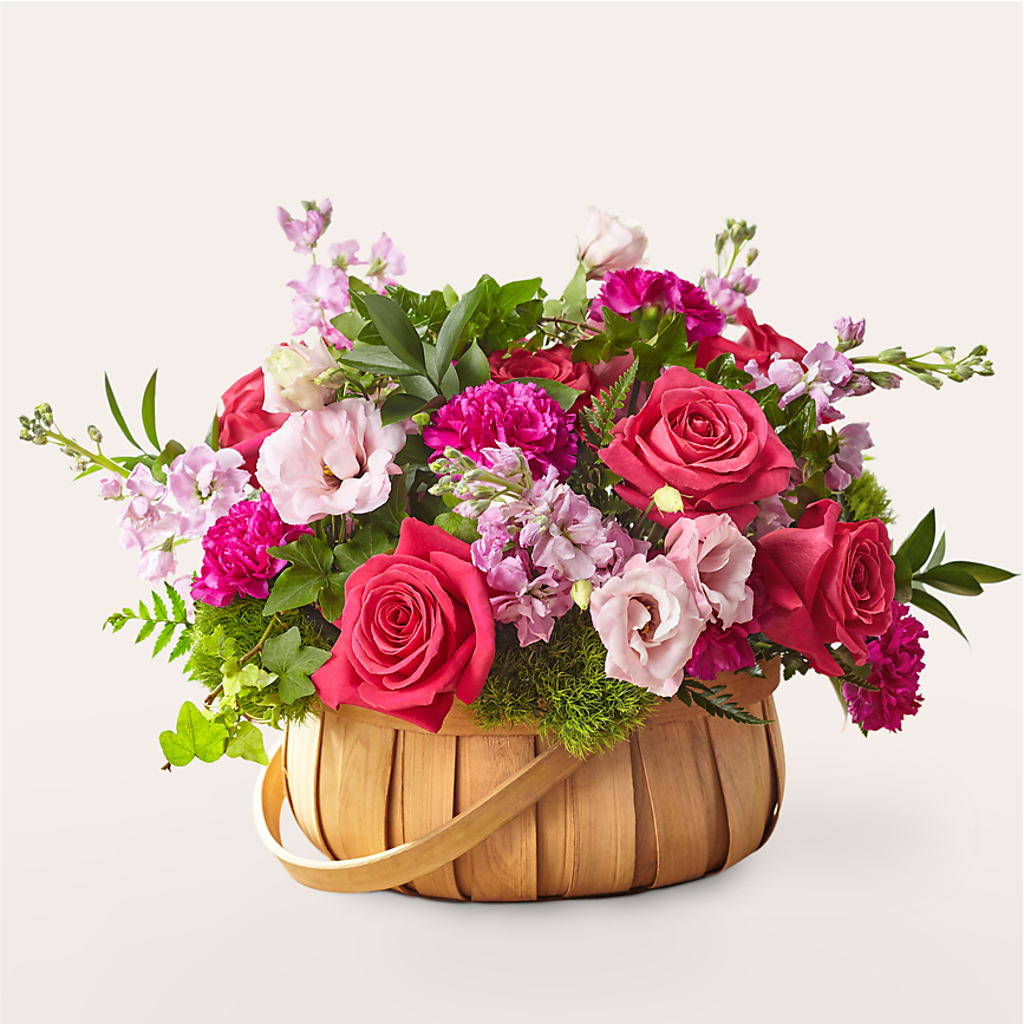 Radiance in Bloom Basket – Oceanside Florist, Oceanside NY