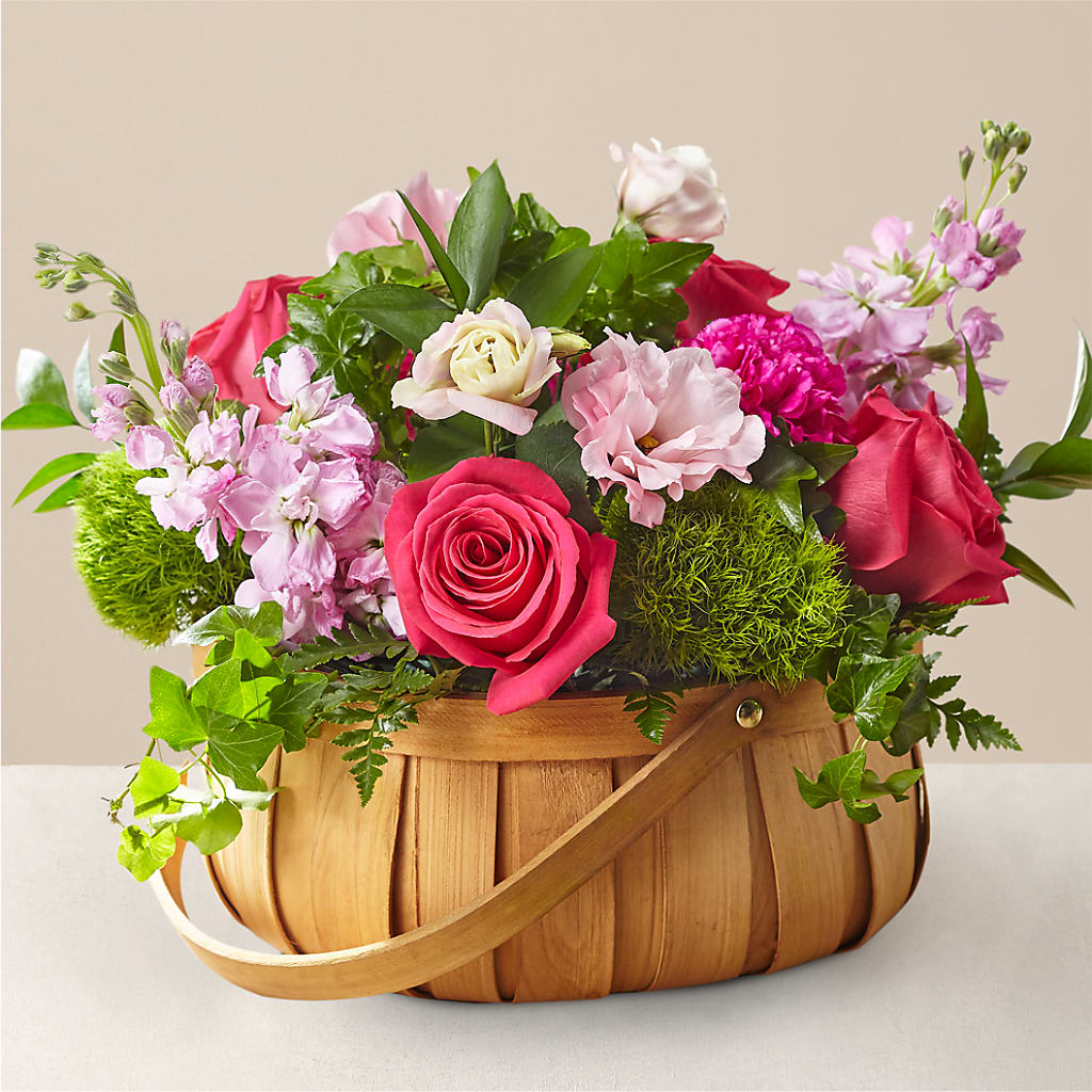 Radiance in Bloom Basket – Oceanside Florist, Oceanside NY
