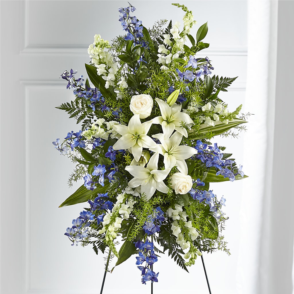 Faithful Friend Standing Spray – Oceanside Florist, Oceanside NY