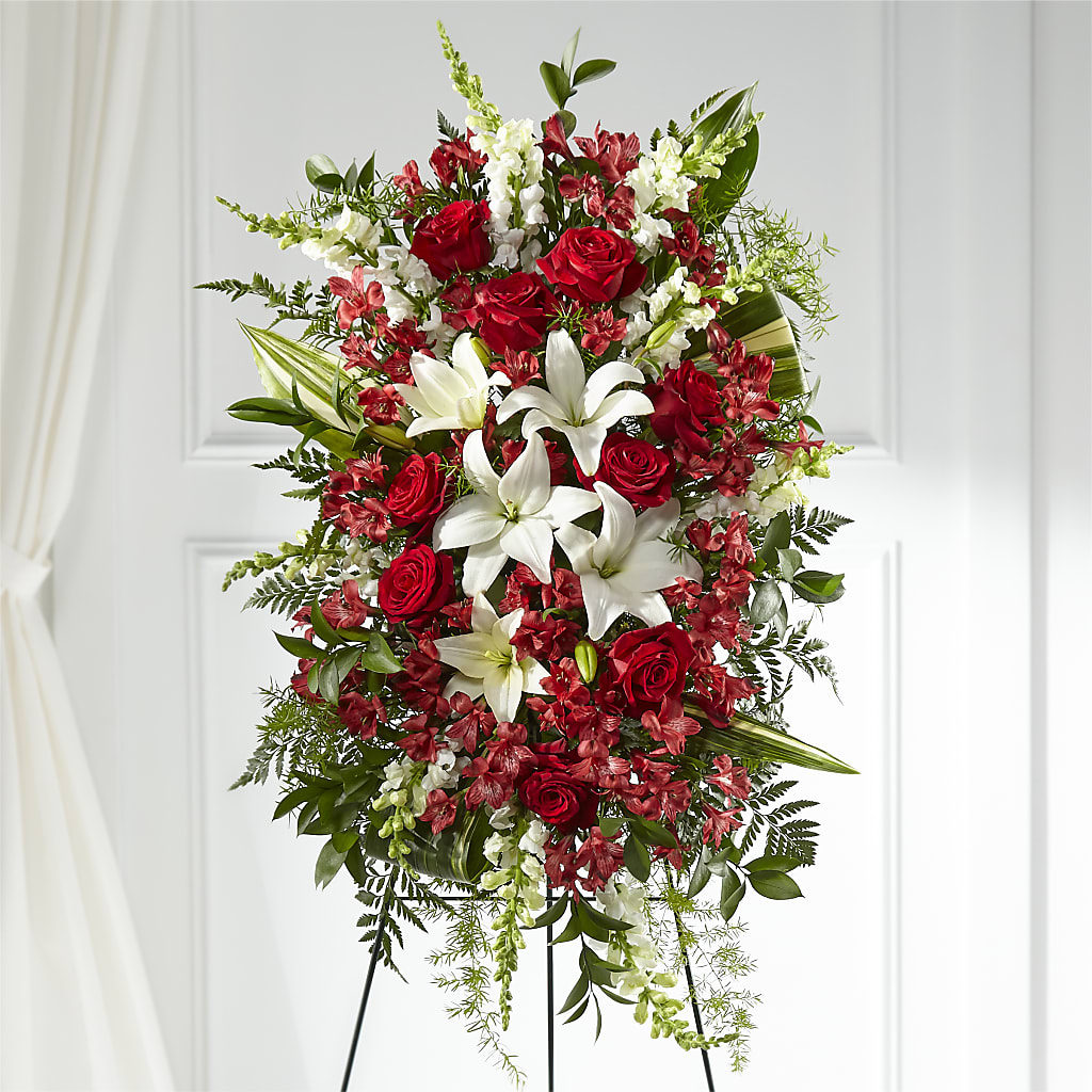 Everlasting Memory Standing Spray – Oceanside Florist, Oceanside NY