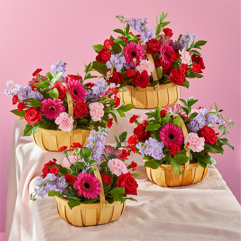 Pink Picnic Basket – Oceanside Florist, Oceanside NY