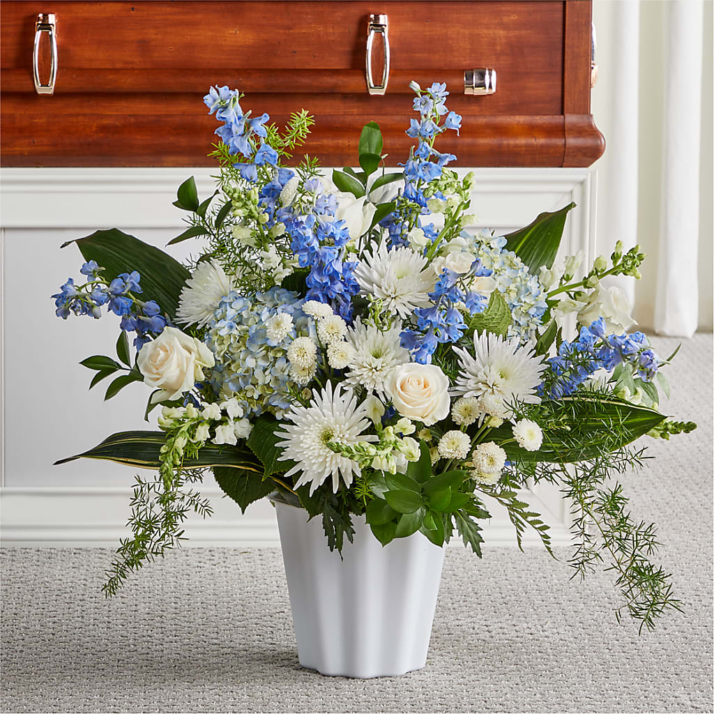 Everlasting Memories Floor Basket – Oceanside Florist, Oceanside NY