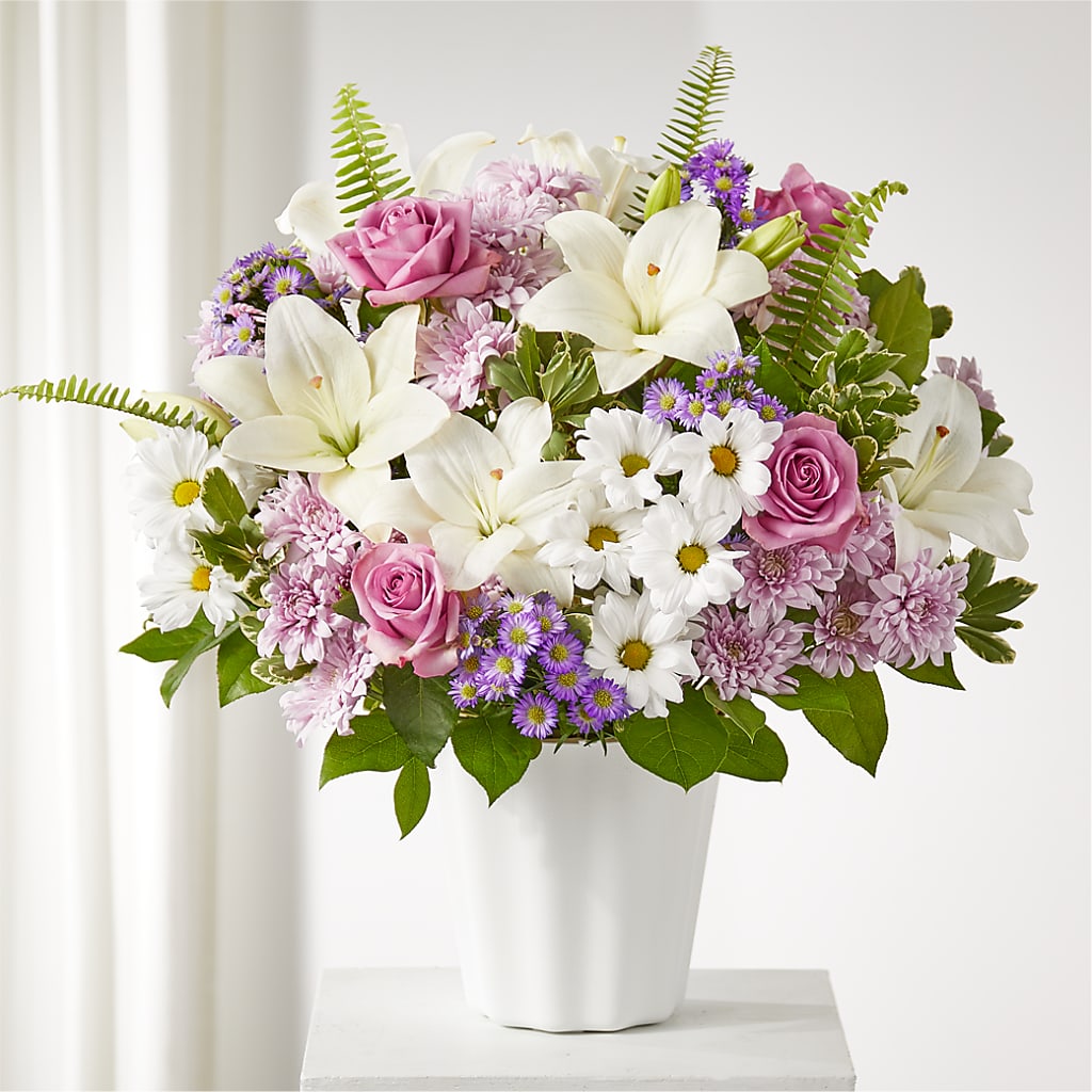 Warmest Thoughts Tabletop Basket – Oceanside Florist, Oceanside NY