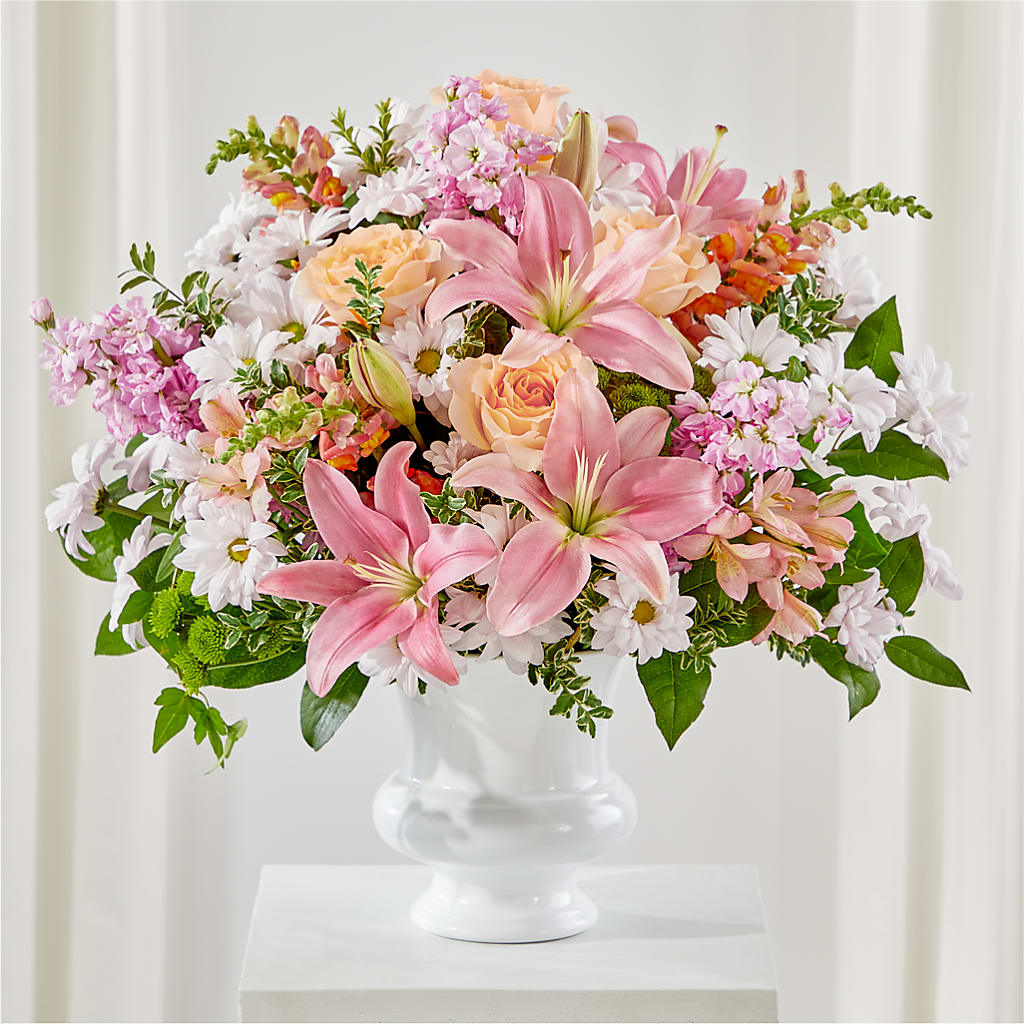 Heartfelt Gesture Urn Arrangement – Oceanside Florist, Oceanside NY