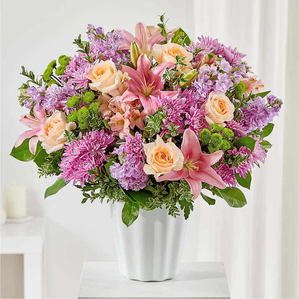 Supportive Embrace Tabletop Basket – Oceanside Florist, Oceanside NY