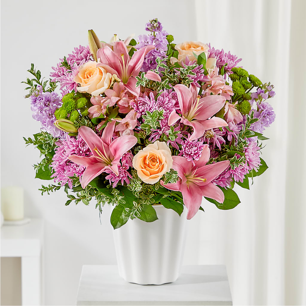 Supportive Embrace Tabletop Basket – Oceanside Florist, Oceanside NY