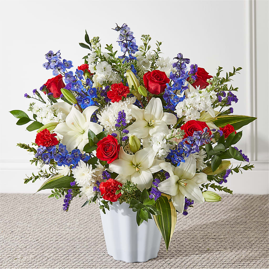Consoled Floor Basket – Oceanside Florist, Oceanside NY