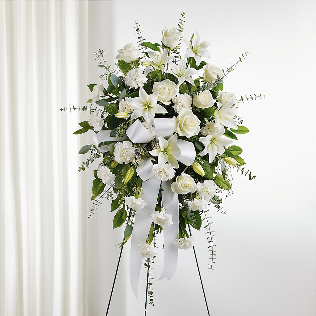 With Care Standing Spray – Oceanside Florist, Oceanside NY