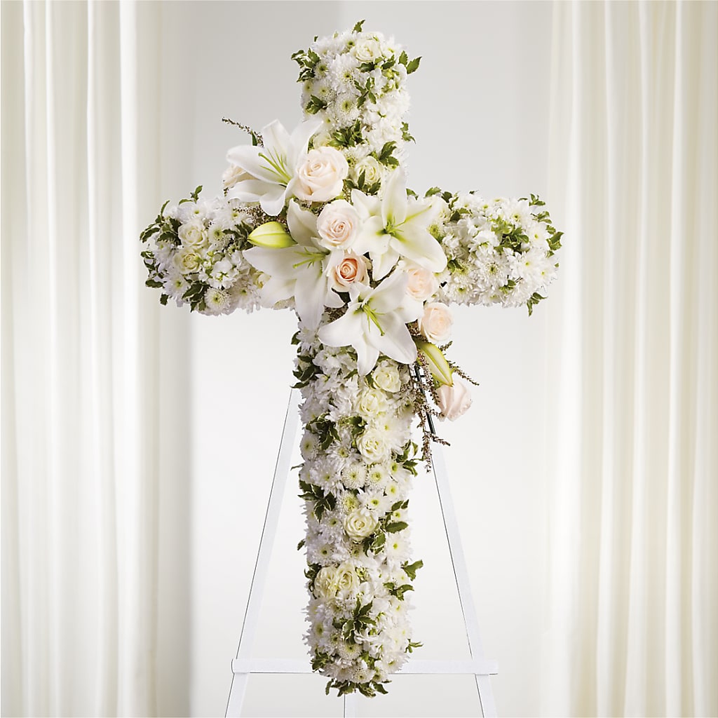 Spiritual Guidance Standing Spray – Oceanside Florist, Oceanside NY