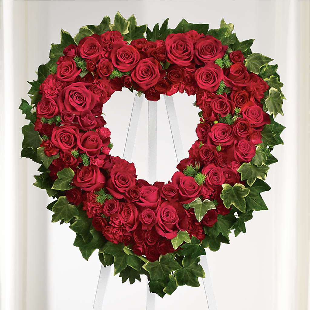 Wholehearted Standing Spray – Oceanside Florist, Oceanside NY