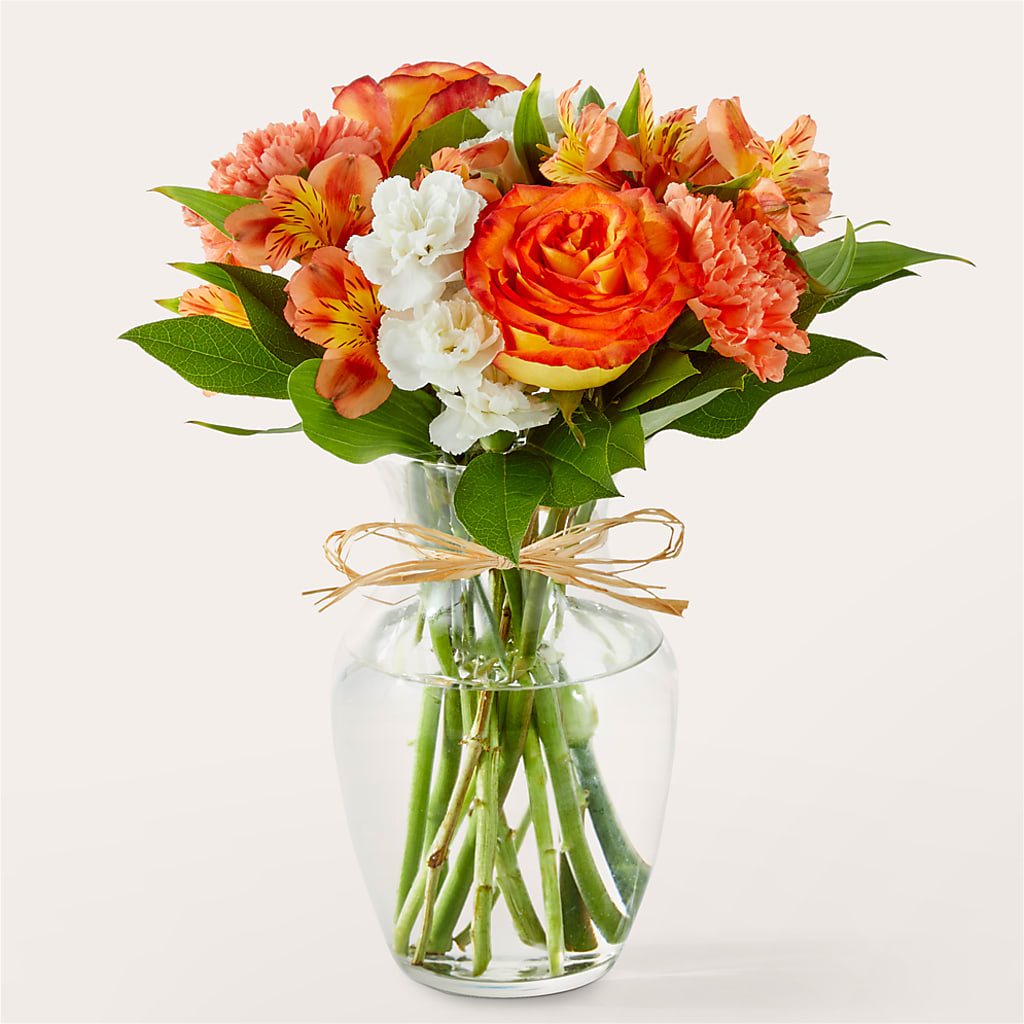 Apricot Glow Bouquet – Oceanside Florist, Oceanside NY