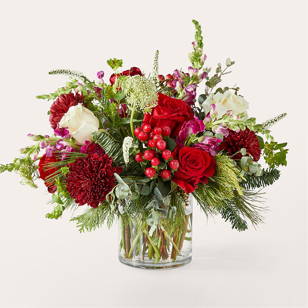 Cranberry Fizz Bouquet – Oceanside Florist, Oceanside NY
