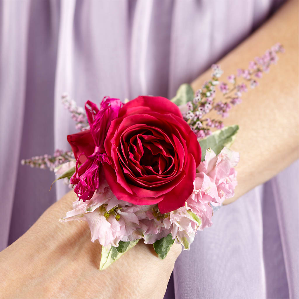 Rose Charm Corsage – Oceanside Florist, Oceanside NY
