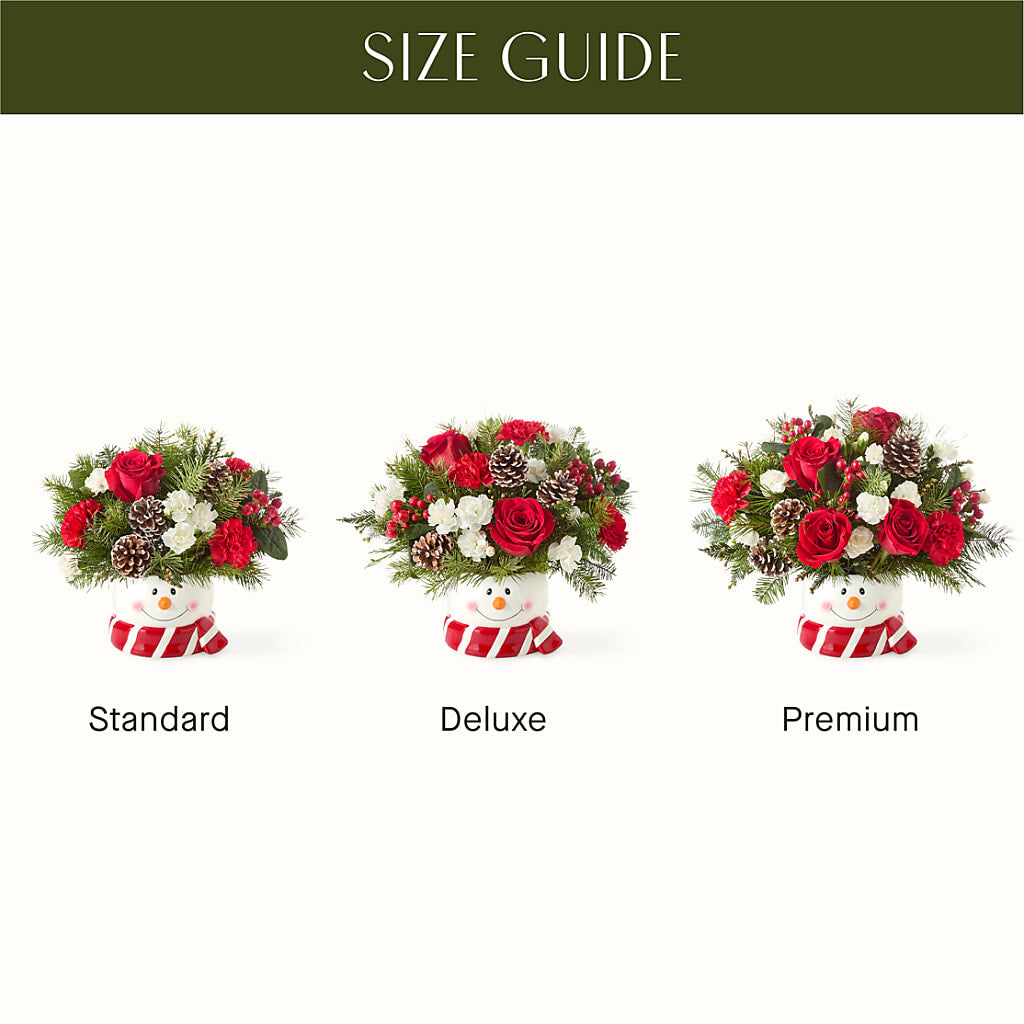 Jolly Snowman Bouquet –  Oceanside Florist, Oceanside NY