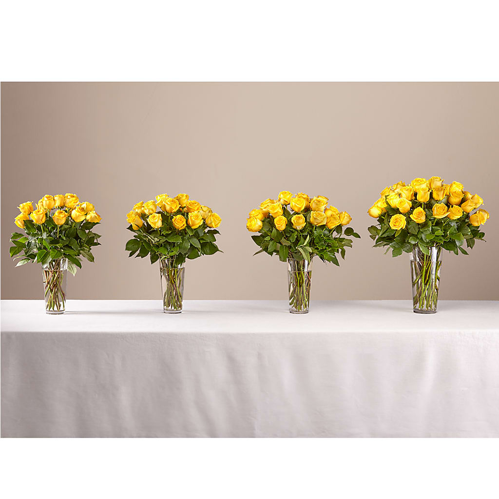 Long Stem Yellow Rose Bouquet –  Oceanside Florist, Oceanside NY