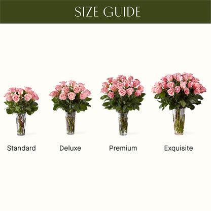 Long Stem Pink Rose Bouquet –  Oceanside Florist, Oceanside NY