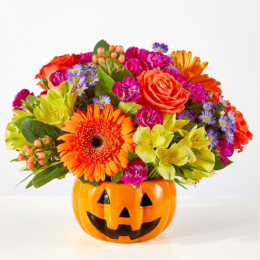 Tricks & Treats Pumpkin –  Oceanside Florist, Oceanside NY