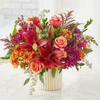 Burgundy Landscape Bouquet –  Oceanside Florist, Oceanside NY