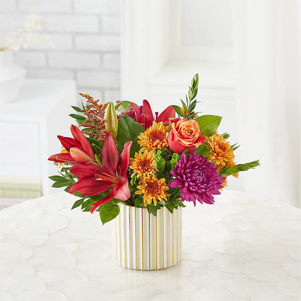 Burgundy Landscape Bouquet –  Oceanside Florist, Oceanside NY