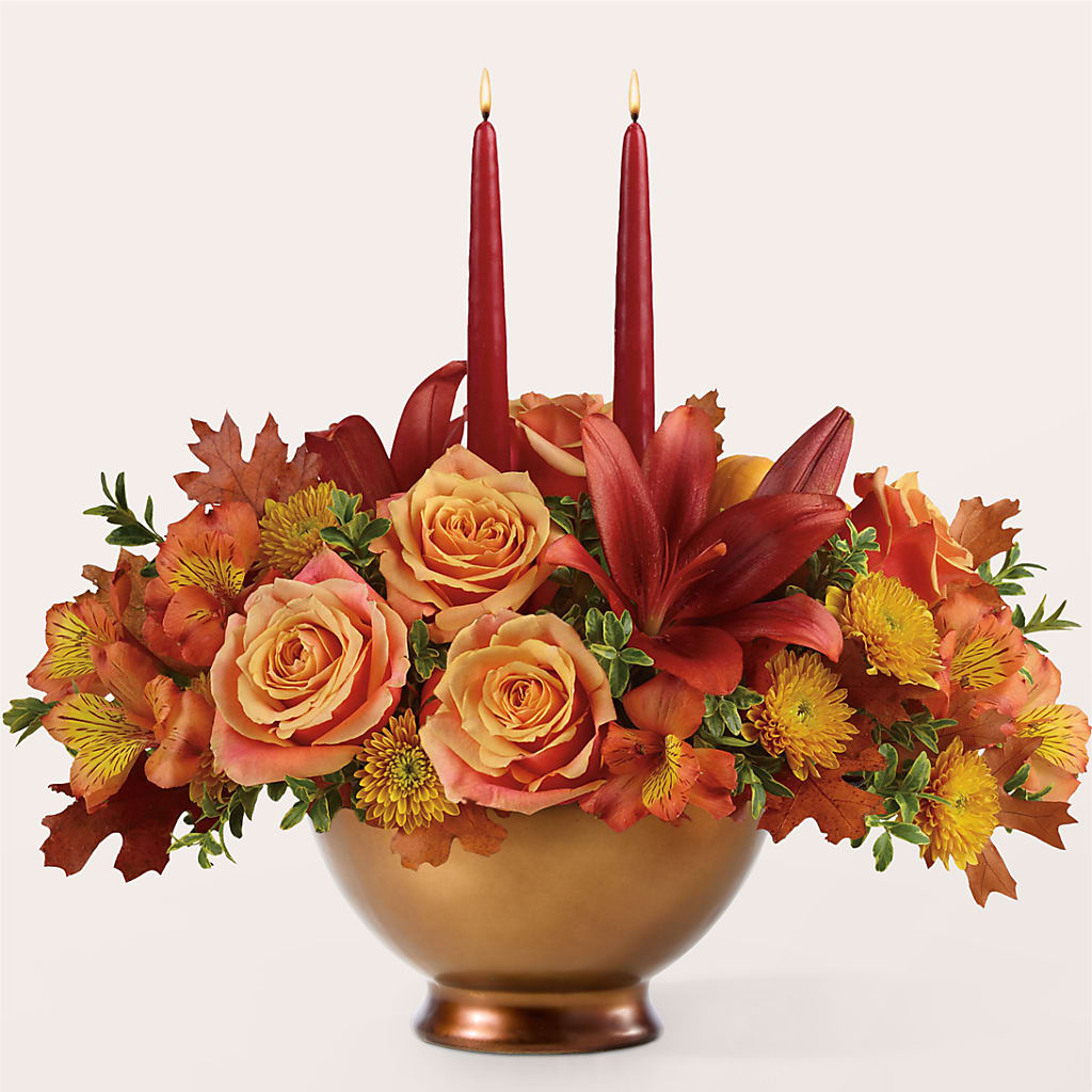 Harvest Table Centerpiece –  Oceanside Florist, Oceanside NY