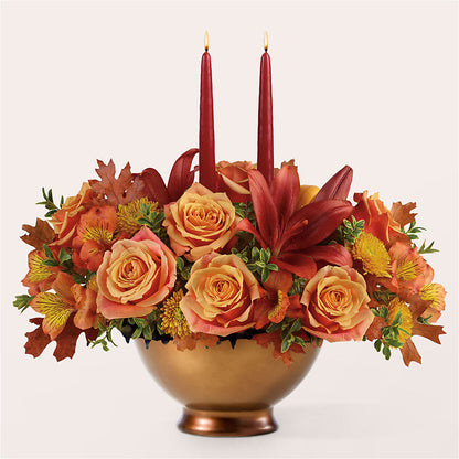 Harvest Table Centerpiece –  Oceanside Florist, Oceanside NY