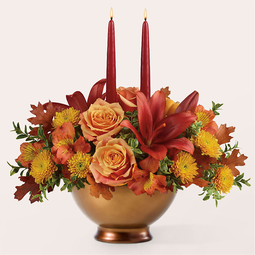 Harvest Table Centerpiece –  Oceanside Florist, Oceanside NY