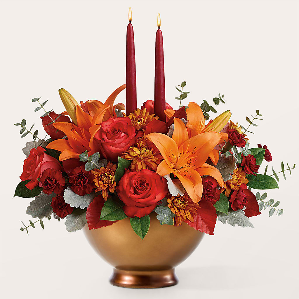 Fruits of Fall Centerpiece –  Oceanside Florist, Oceanside NY