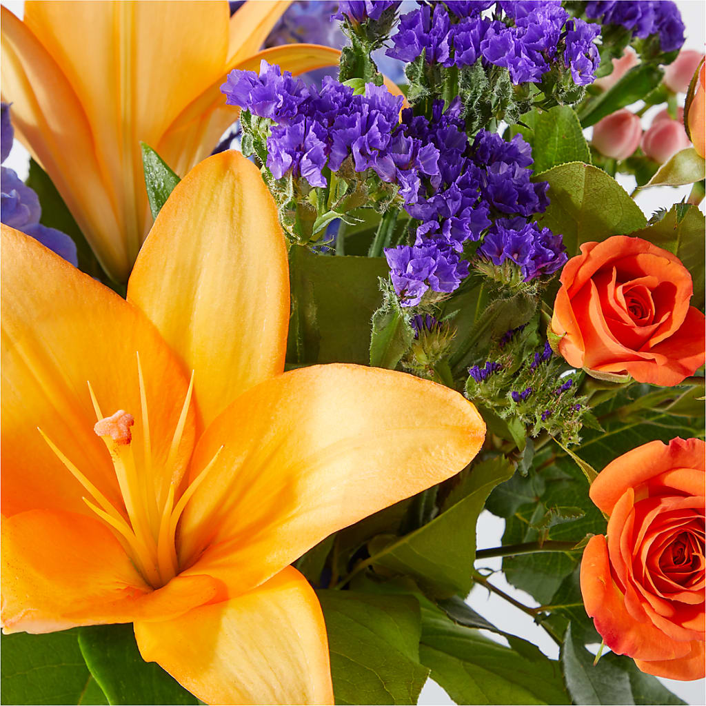 Radiant Citrus Bouquet –  Oceanside Florist, Oceanside NY