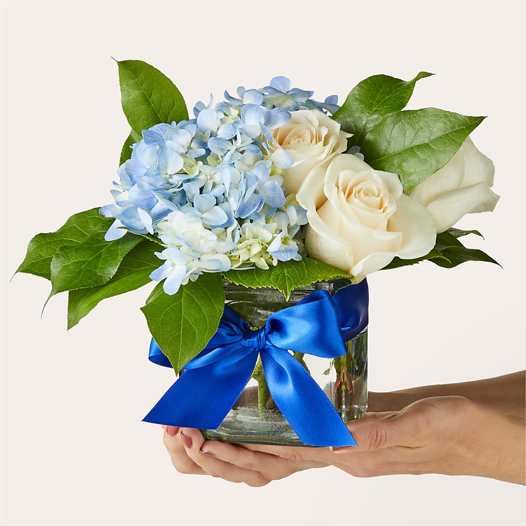 Sky Blue Delight Bouquet –  Oceanside Florist, Oceanside NY