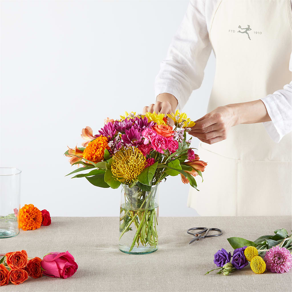 Feast of Color – A Florist Original –  Oceanside Florist, Oceanside NY
