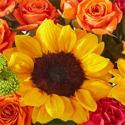 Sun-drenched Blooms Box Bouquet –  Oceanside Florist, Oceanside NY